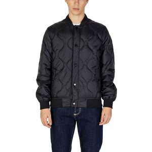 Gianni Lupo Black Polyamide Jackets & Men's Coat